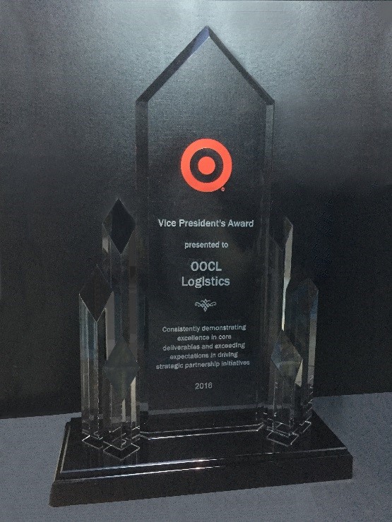 OOCL Logistics - Top Honors from Target - Vice President’s Award